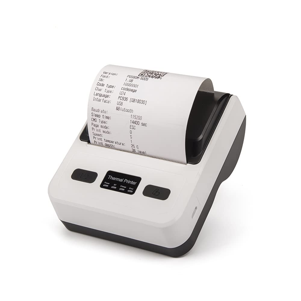 Niyama BT-III Wireless Bluetooth Thermal Printer 80 mm (3 inch) | Battery Backup + Chargeable | Android, iOS, Any Bluetooth D