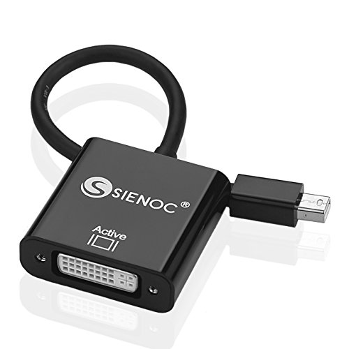 SIENOC Aktive Displayport DP auf DVI/HDMI Kabel (Aktive mini DP auf DVI)