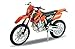 Produktbild DieCast Modell Motorrad KTM 525 EXC orange metall Welly Motorradmodell 1:18