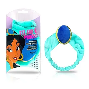 MAD BEAUTY Disney Princess Jasmine Make-Up Headband, Keeps Hair Neatly Tucked Away Out of Face, Comfortable, Soft Costume Headband, Use While Doing Make-Up, Applying Creams, or Face Masks