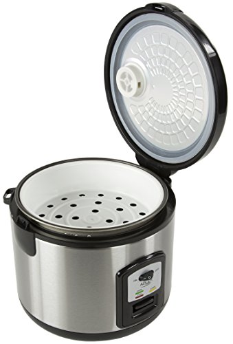 Reiskocher 1,5 Liter | Multikocher | Dampfgarer | Edelstahl Schnellkochtopf | Reis Kochtopf | Warmhaltefunktion | Automatische Abschaltfunktion - 2