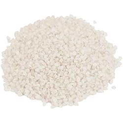 Natural Orgánica Cera de Abejas Pellets Grado Cosmético DIY Homemade Bálsamo para los Labios Lociones Crema Corporal Jabón Fabricación de Ingredientes Suministros(Blanco)