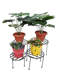 Wonderland Set of 4 Metal Round Pot Stand