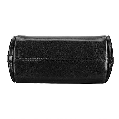 S-ZONE Frauen Echtes Leder Tote Umh  ngetasche Handtasche