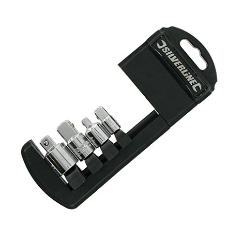 Silverline 793755 Stecknuss-Adapter, 4-tlg. Satz 4-tlg. - 2