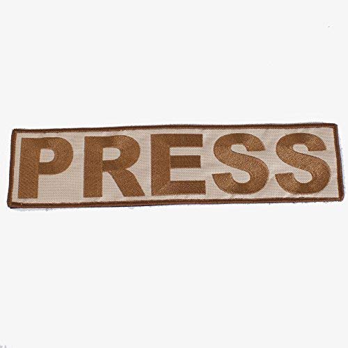 Press Press Patch 29 x 7 cm - Desert Coyote Conflict Reporter - Conflict - Journalist