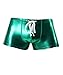 Produktbild Innerternet Herren Boxershorts Unterwäsche Slip Sexy PU Leather Unterhosen Bequeme Männer Bulge Pouch Unterhosen Hipster Briefs Freizeit Shorts Boxer Retroshorts