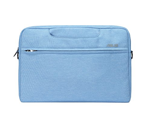 Asus EOS Tasche (bis zu 12 Zoll, gepolstert, viele Taschen und Fächer, für Notebook) hellblau - 4