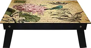 Embell Products Multi-Purpose Laptop Table/Study Table/Bed Table/Foldable and Portable/All Black Table (Black7)