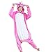 Produktbild Colorfulworld Einhorn Pyjamas Kostüm Jumpsuit Tier Schlafanzug Erwachsene Unisex Cosplay (XL, Rosa rossa)