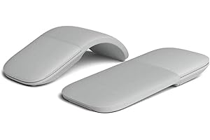 Bonbela Składana bezprzewodowa bezprzewodowa mysz komputerowa Arc Touch, cicha, składana, Bluetooth