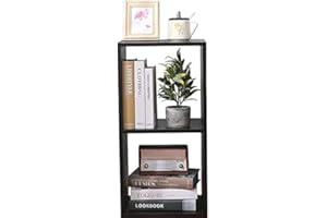 ETNIC ART Doppio Cubo arredo portaoggetti Libreria Scaffale Wenge 35x30x70 Legno MDF mensola scaffale Design Ufficio Ingresso Soggiorno