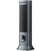 HP-F21 USB Şarjlı Sessiz Kule Tipi Masa&uuml;st&uuml; Mini Fan 3 Kademe Ofis Tipi Soğutucu Kule Fanı