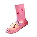 Moolecole Baby Boy Girl Toddler Socks Antiskid Thick Socks Infant Socks Shoes Stockings Non-slip Floor Socks Pink Heart Rabbit 0-6, 6-12, 12-18 & 18-24 Months