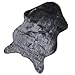 Produktbild KT Shape Fashion Carpet, Bedroom Solid Room Home Floor Bending Living Room Fluffy 60 * 90cm,Black