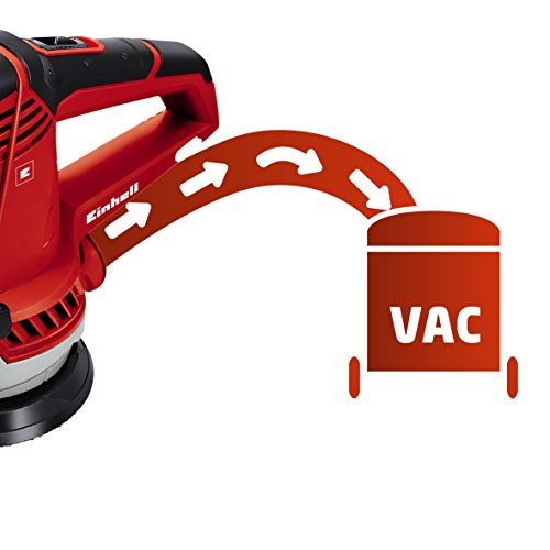 Einhell Exzenterschleifer TE-RS 40 E (400 W, Schleifteller Ø 125 mm, Drehzahlregelung, Staubfangbox und Absaugadapter, Koffer) - 7