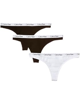 Calvin Klein Damen String CAROUSEL - THONG, 3er Pack