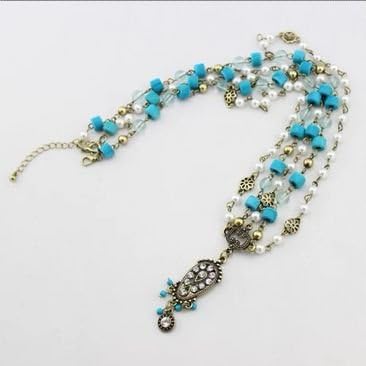 Hair lead the act the role ofing Wide-brimmed pearl chain The Nordic retro hair accessories Ms chain hair band