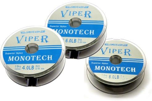 VIPER MONOTECH MONO FISHING LINE - LEADER TIPPET (6 LB)