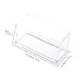Produktbild padory transparent Visitenkartenhalter Acryl Ständer aus Kunststoff Rack Desktop Büro