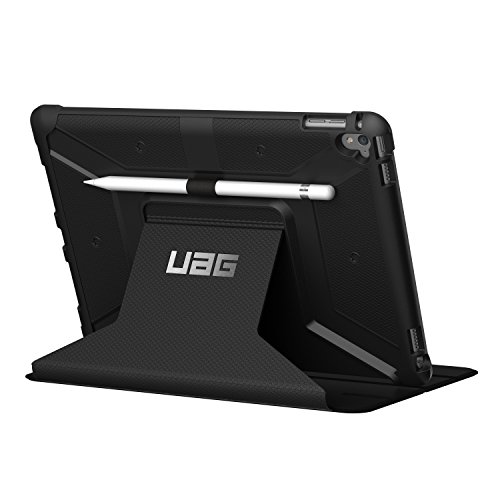 Urban Armor Gear Schutzhülle nach US-Militärstandard für Apple 9,7″ iPad Pro – schwarz [Verstärkte Ecken | Wake/Sleep | Sturzfest | Antistatisch | Standfunktion] – IPDPRO9.7-BLK - 5