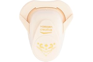 Vaessen Creative Corner Punch - Decorative Star - 1.7 x 2.4 cm - Card Making Supplies - Corner Cutter for Paper, Cards, Invitations and Scrapbook - Crafting Supplies