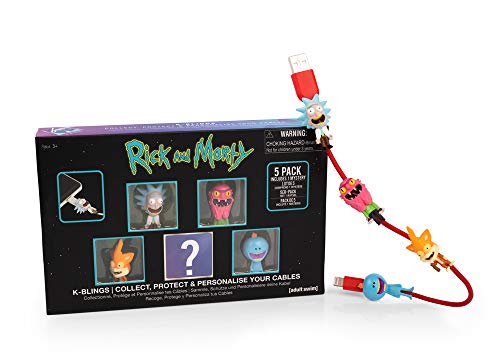 Wow! Stuff Collection- Rick & Morty K-Bling-5 Pack Paracavi da Collezione, Multicolore, RM-KB-1021