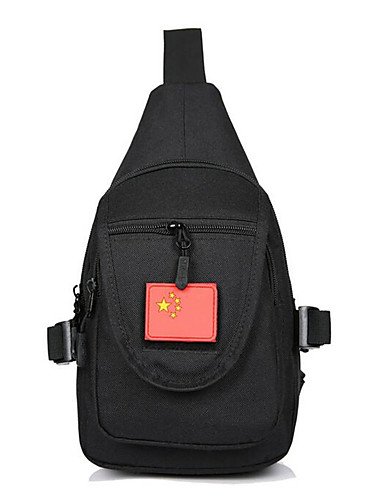 ZQ 2 L Umhängetasche Camping & Wandern Legere Sport Multifunktions Schwarz / Braun 1680D Polyester Other acu color