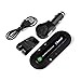ivee international™ Portable Car Bluetooth Receiver Wireless Handsfree kit with Multi Phones Connections and Voice Command In-Car Speaker || Safe & legal | No installation || - Black RS.919.00