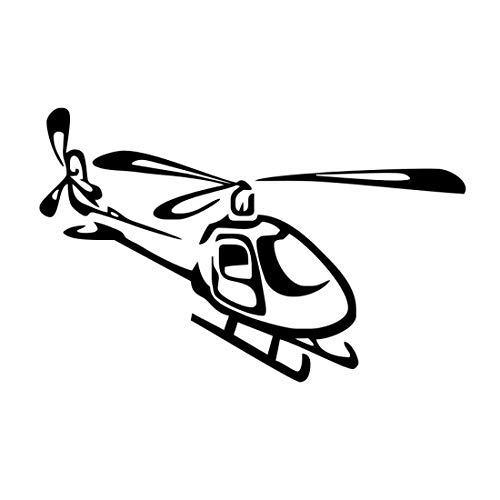 Preisvergleich Produktbild JXLK Hubschrauber Wandtattoos skizzieren flugzeug Wasserdichte Vinyl Kunst Wandaufkleber Für Kinderzimmer Dekoration Freies Verschiffen 51 cm X 44 cm