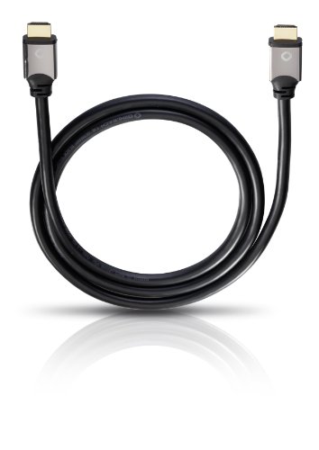 Oehlbach Black Magic HDMI Kabel | UltraHD 4K 3D HDR | 18 Gbits FullHD 2160p | 2.0 2.0a 2.0b 1.4a kompatibel | sw 5,10 m