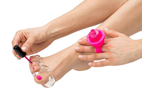 MAYBEPINK Zehenspreizer Zehentrenner Zehenkorrektur Pediküre Hallux Valgus - 3