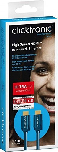 Clicktronic Casual High Speed HDMI Kabel mit Ethernet (4K Ultra HD, 3D-TV, ARC, 1,5m) - 5