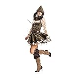 Kostümplanet® Robin Hood Kostüm Damen sexy komplettes Faschingskostüm Damen-Kostüm Karneval kleine und große Größen 52/54 - 