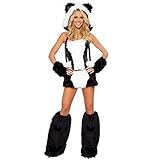 Jumpsuit Tier Fasching Halloween Kostüm Eisbär Mädchen Cosplay Damen Einheitsgröße