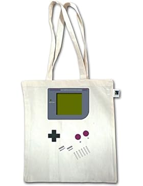 Nerds & Geeks - Gameboy - Unisize - Natural - XT600 - Jutebeutel lange Henkel