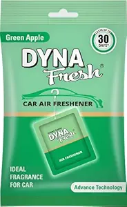 Dynafresh Car Air Freshener Green Apple (Pack of 8 X 10g)