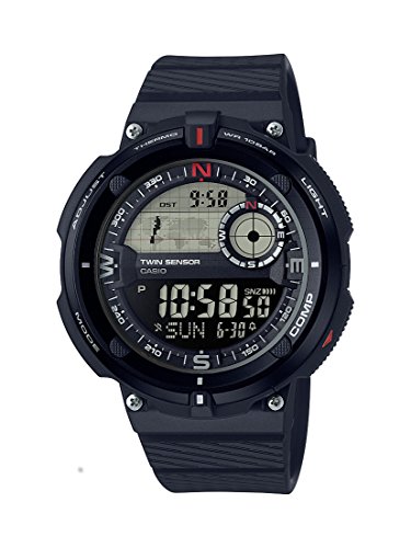 Casio Collection – Herren-Armbanduhr mit Digital-Display und Resin-Armband – SGW-600H-1BER Casio Collection – Herren-Armbanduhr mit Digital-Display und Resin-Armband – SGW-600H-1BER