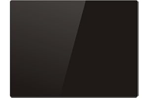 Kalia Radiateur électrique noir à inertie sèche bloc CERAMIQUE + facade VERRE écran LCD 1000W GLASS Norme NF