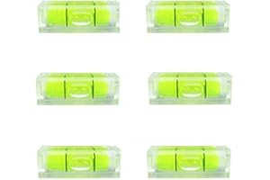 Utoolmart 9 × 25 mm Verde Universale di Precisione Bolla Livella Fiale Livella a Spirito Immagine Appeso Livelli Mark Strumenti di Misura Strumenti di Layout 10pcs