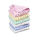 Produktbild Musselin Waschlappen Baby Weiche Natürliche Baumwolle Handtuch, 6er Set 30x30 cm