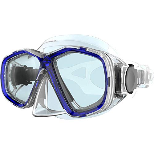 TECNOPRO Herren M7 Tauchmaske, Brilliant Blue, M