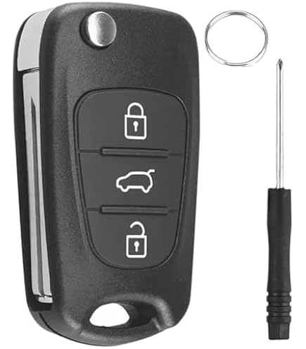 Pro-Plip Afstandsbediening Sleutelbehuizing – 1-knops Voor Hyundai En KIA (zonder Elektronica)