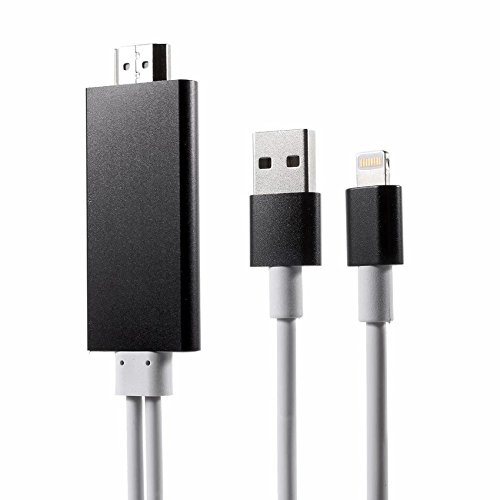 eyeCam EC627 iPhone 6 Lightning auf HDMI-Kabel, vimvip 6.4 ft Lightning MHL zu HDMI Kabel 1080p HDTV Adapter für iPhone 5 5S 6 6S Plus nicht kompatibel iPad mini/air/Pro