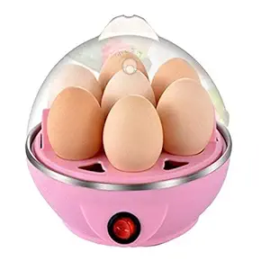 Prisha Mart Egg Boiler Electric Automatic Plastic Mini Electric 7 Egg Poacher Steamer Egg Boiler (Multicolour)