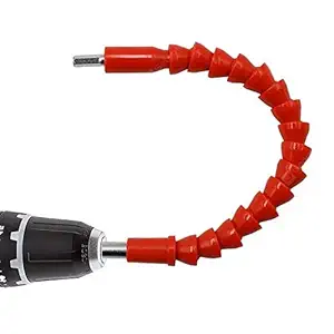 KHADIJA 300mm Flexible Shaft Bit Magnetic Screwdriver Extension Drill Bit Holder Connect Link for Electronic Drill 1/4 (Multicolour)