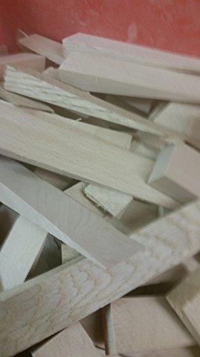50 Hartholzkeile 80x40x15mm - 7