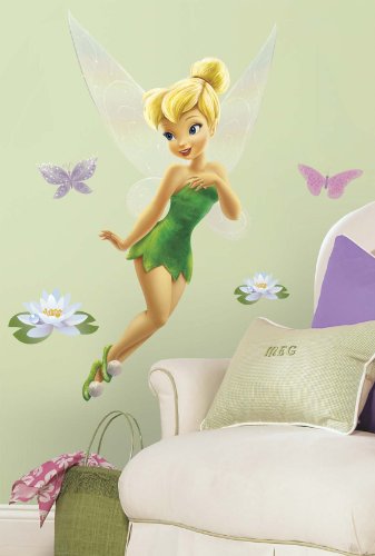 RoomMates Disney Fairies Tinker Bell NEU positionierbar (Mehrfach klebbar) Kinder Wand Aufkleber - 2
