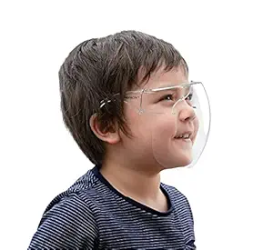PROTECTR Full Face Shield | Anti-fog, Washable, Fits Perfectly with Nose Rest | ISO 9001:2008, ISO 13486:2016, HACCP, WHO-GMP | Size: KIDS