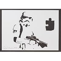 Stormtrooper STAR WARS Handmade Street Art - Artwork - Poster